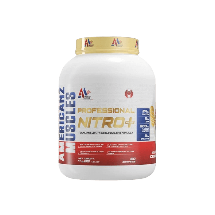 Americanz Muscles Nitro Plus Whey Protein 1.81kg Chocolate Fudge Brownie
